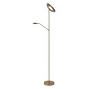 Lucide 19791/24/02 ZENITH állólámpa LED 20W+4W |1600lm+320lm | 3000K - arany, szabályozható