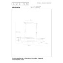Lucide L214320430 mennyezeti függőlámpa MILONGA  E27