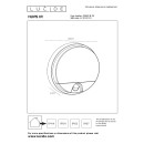 Lucide L228631030 LED kültéri fali lámpa HUPS IR | 10W integrált LED forrás | 1000lm | 3000K