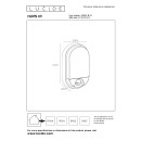 Lucide L228641031 LED kültéri fali lámpa HUPS IR | 10W integrált LED forrás | 950lm | 3000K