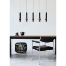Lucide 24402/30/30 MARGARY mennyezeti függőlámpa LED 5x4,2W | 2300lm | 2700K - fekete