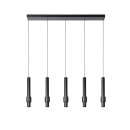 Lucide 24402/30/30 MARGARY mennyezeti függőlámpa LED 5x4,2W | 2300lm | 2700K - fekete