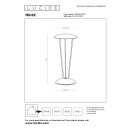 Lucide L275040230 LED kültéri asztali lámpa RENEE | 2,2W integrált LED forrás | 212lm | 2700K