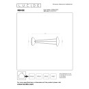 Lucide L275040231 LED kültéri asztali lámpa RENEE | 2,2W integrált LED forrás | 212lm | 2700K