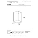 Lucide L278830131 kültéri fali lámpa CLAIRE  E27