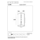 Lucide L278830231 kültéri fali lámpa CLAIRE  E27