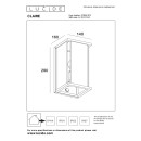 Lucide L278831131 kültéri fali lámpa CLAIRE  E27