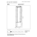 Lucide 28857/61/30 LED kültéri oszloplámpa Goa 1x6,5W | 3000K | IP54