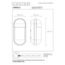 Lucide L298970130 kültéri fali lámpa CAPSULE E27