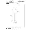 Lucide L307628130 állólámpa HERMAN  E27