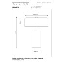 Lucide 34540/03/31 asztali lámpa Mirasol 3x7W | G9 - fehér márvány