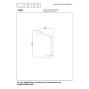 Lucide L366220330 LED asztali lámpa TIPIK  | 3W integrált LED forrás | 240lm | 2700K