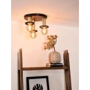 Lucide 45179/13/30 mennyezetre szerelhető lámpa Anaka 3x60W | E27