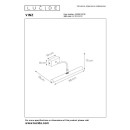 Lucide L452990230 fali lámpa VINZ  G9