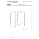 Lucide L454020730 mennyezeti függőlámpa MARIUS  E27