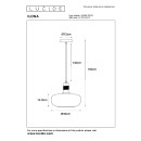 Lucide L454083062 mennyezeti függőlámpa ILONA  E27