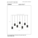 Lucide L454980702 mennyezeti függőlámpa CORALIE  E27