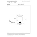 Lucide L455080162 asztali lámpa ILONA  E27