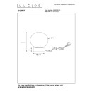 Lucide L455632561 asztali lámpa JORIT  E27