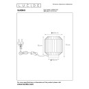 Lucide 45595/01/51 asztali kislámpa Sueno 1x40W | E14 - szürke, kábelkapcsoló