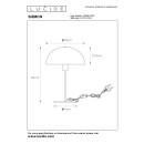 Lucide L455960133 asztali lámpa SIEMON  E14