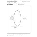 Lucide L462010802 LED fali lámpa EKLYPS  | 8W integrált LED forrás | 480lm | 3000K