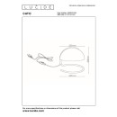 Lucide L465160166 asztali lámpa CATO  E27