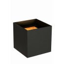 Lucide 69200/06/30 LED fali spotlámpa Axi 1x6W | 350lm | 2700K | IP54 - fekete, fém