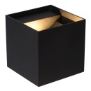 Lucide 69200/06/30 LED fali spotlámpa Axi 1x6W | 350lm | 2700K | IP54 - fekete, fém