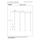 Lucide 74403/04/30 LED mennyezeti függőlámpa Lorenz 4x4W | 3000K