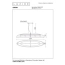 Lucide L764640530 mennyezeti függőlámpa DIKRA  E27