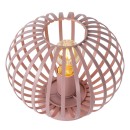 Lucide 78593/25/66 kislámpa Merlina 1x40W | E27 - rózsaszín, fém, kábelkapcsoló