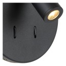 Lucide 79201/09/30 LED fali lámpa Bentjer 1x6W+1x3W | 3000K - kapcsolóval