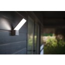 Lutec 5289001118 LED kültéri fali lámpa 1x16W Pano | 3000-5000K | IP54 - top dizájn, állítható árnyalatú fehér szín