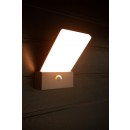 Lutec 5289001118 LED kültéri fali lámpa 1x16W Pano | 3000-5000K | IP54 - top dizájn, állítható árnyalatú fehér szín