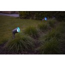 Lutec 66092505118 LED kültéri leszúrható oszloplámpa Explorer 1x7W | 430lm | RGB | 2700-6500K | IP54 - intelligens, állítható fejjel