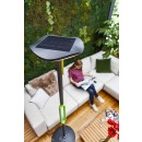 Lutec 6910802335 LED kültéri hordozható napelemes lámpa Poppy 1x8W | 3000K | IP54 - egyedi dizájn, bluetooth hangszóró