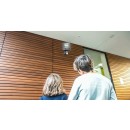 Lutec 7625501118 LED kültéri fali reflektor kamerával és érzékelővel Esa 1x25W | 5000K | IP54 - intelligens, állítható fejjel