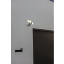 Lutec 7632201053 LED kültéri fali reflektor érzékelővel Arc 1x19W | 5000K | IP54 - 2 állítható fej