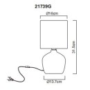 Globo MARBLE 21739G asztali lámpa E14