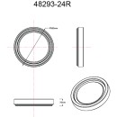 Globo MARCIA 48293-24R LED mennyezetre szerelhető lámpa | 24W LED | 1636lm | 4000K