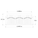 Globo 15697-3D mennyezetre szerelhető lámpa MATHILDE  E27