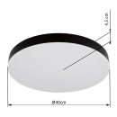 Globo 12384-36 LED mennyezetre szerelhető lámpa MATTHEW  | 36W integrált LED forrás | 3400lm | 3000+4000+6500K