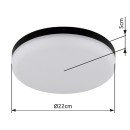 Globo 12387-18 LED mennyezetre szerelhető lámpa MATTHEW  | 12W integrált LED forrás | 800lm | 4000K