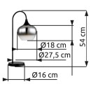Globo 15548T asztali lámpa MAXY  E27