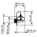 Globo 15548W fali lámpa MAXY  E27