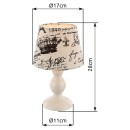 Globo 21690 asztali lámpa Metalic 1x40W | E14 - homokos