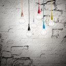 Ideal Lux 112466 zsinóros lámpa Minimal Coffee 1x70W|E27 - kávészínű