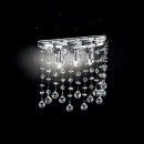 Ideal Lux 077833 fali lámpa Moonlight 3x40W | G9 - króm