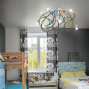 Ideal Lux 141893 mennyezeti függőlámpa Multiflex 8x40W|E27 - fehér